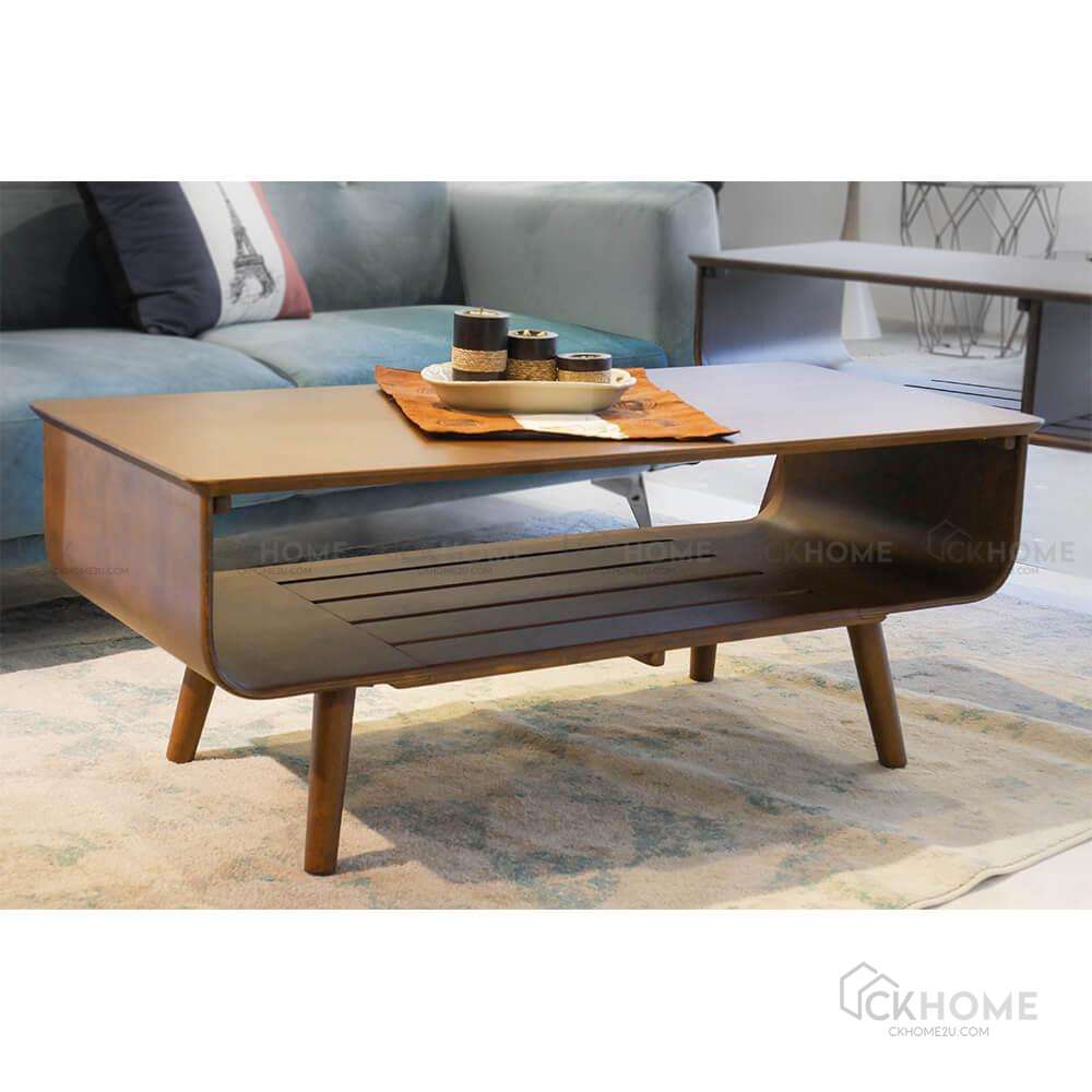 FLORIDA Solid Rubberwood Coffee Table